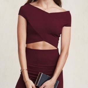 Reformation Gwen Criss Cross Top